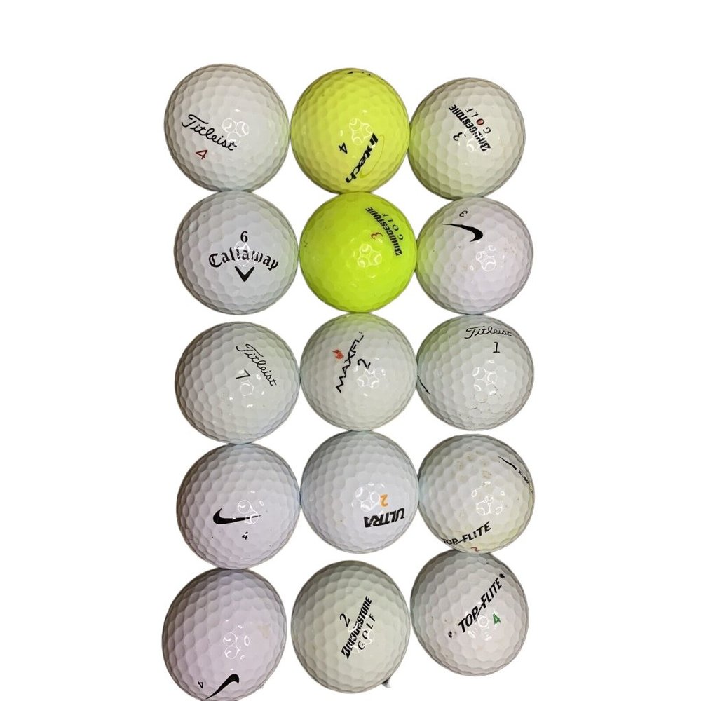 USED Golf Balls - Dozen (12) Misc Brands